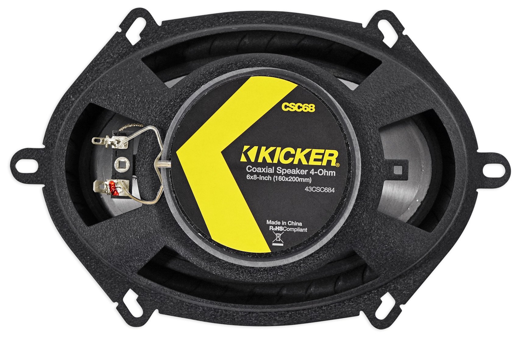 Amazon.co.jp: Kicker CSシリーズ 6インチ x 8インチ 同軸EVC 2ウェイ